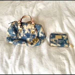 SOLD Michael Kors matching wallet & purse set